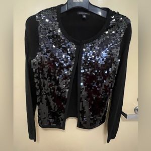 Black sequin sweater